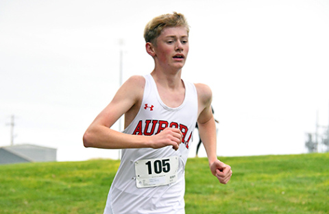 Deagan Handrup filled in for Grayson Oswald at the Central 10 Conference on Wednesday, finishing 26th with a time of 18:36.