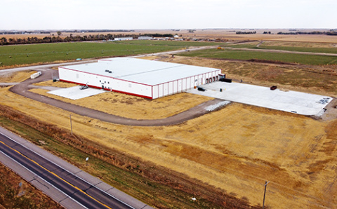 The Specialty Ag Formulations facility at Mission Critical as it looked while under construction last year. 