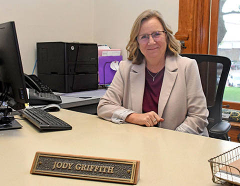 Throughout her lifetime, Hamilton County Treasurer Jody Griffith has progressed through three careers, starting with stay-at-home wife and mother, then moving to banking at two local institutions and finally the last nine years as treasurer. 