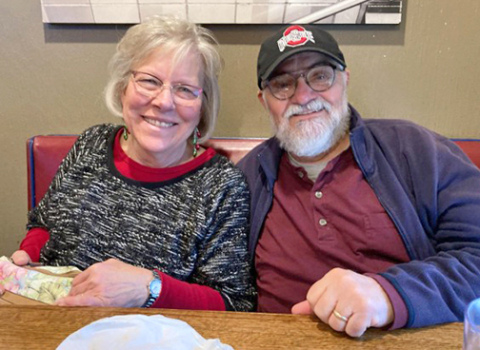 Pastor Mike Brill, pictured here with his wife, Cindy, is starting New Hope Community Church which meets Sunday mornings at 10 at the Ivy on K Street in Aurora. 