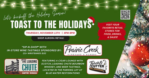 The new Toast to the Holidays event is set for Nov. 13