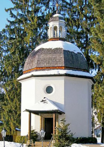 The Silent Night Chapel in Oberndorf, Austria, birthplace of the beloved Christmas carol, ‘Silent Night.’ 