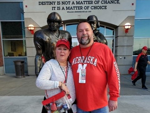 Sandra ‘Sandie’ Lundquist will be marrying her fiance Kel French on Dec. 21. The family makes annual trips to Nebraska to visit family and watch the Husker games in Lincoln.