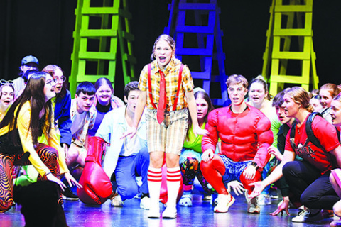 While not making the list as a top 10 story, Aurora High School's production of the SpongeBob Musical brought a splash of color and music to the year