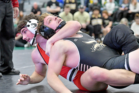 Owen Jacobsen moved his record to 10-0 on the season with a gold medal effort in Central City Saturday. 