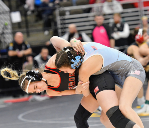 Aurora's Caly Settles brought home a fifth place finish from the state wrestling championships. 
