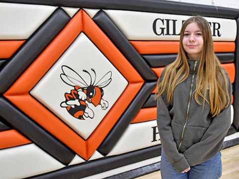 German exchange student Amy Burrows is spending this school year as a sophomore at Giltner High School. Along with playing volleyball, serving as student manager for the girls basketball team and competing in speech, Burrows has enjoyed trying popular restaurants around Grand Island.