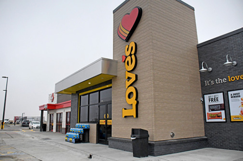 The newly renovated Love’s Travel Stops offers an expanded coffee and drink bar area, as well as fresh food items and an overall updated look and feel.