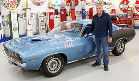Mike Bish and his '71 Plymouth 'Cuda