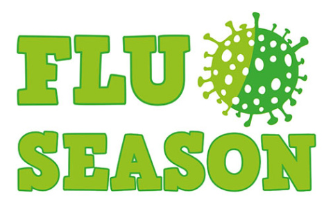 This year's flu season appears to have peaked here