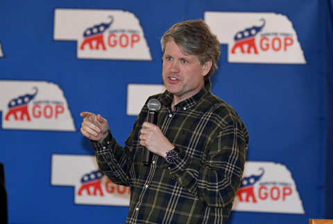 Nebraska Attorney General Mike Hilgers, who is up for reelection in November, was the keynote speaker at Saturday’s Hamilton County GOP convention.