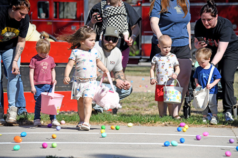 The Phillips Easter Egg Hunt was Sunday afternoon