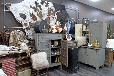 Ashlee Cool has a variety of primitive antiques including dressers, cabinets, chairs, decorative items and more at Millhouse 1901. Cool also sells vintage clothing and jewelry.