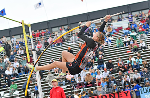 Giltner sophomore Peyton Schutt earned two medals at the state track and field championships, including a runner-up effort in the pole vault and seventh in the 100 hurdles. 