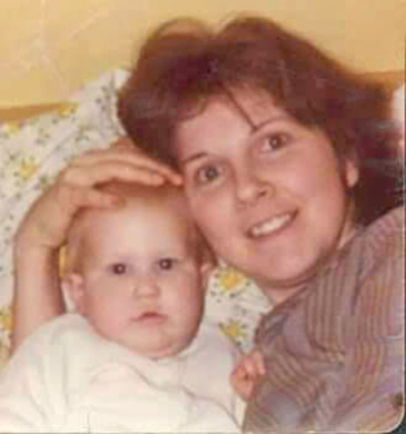 Lindy Sigears of Aurora is pictured here as a toddler with her mom, Nancy Lukens. Sigears wrote that her mother makes the best whole grain bread she has ever eaten.