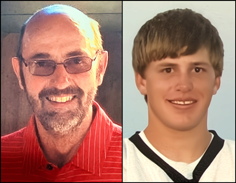 Mark Olsen, left, and Nate Most, will be inducted into the Nebraska 8-Man Football Hall of Fame on June 20.