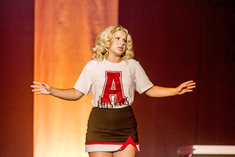 Four students from Aurora will be performing this weekend as part of their participation in Broadway Academy in Central City with performances scheduled for Saturday at 7:30 p.m. and Sunday at 1 p.m. Performing in a previous year at Broadway Academy is Eva Yllescas.