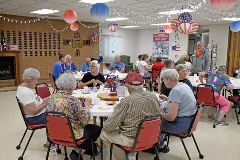 Weekday lunch meals are one of the most important programs of the senior center. In the last fiscal year more than 16,000 meals were served either on-site or through the Meals on Wheels program. 
