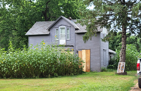 The home of Chad Lammermann in Marquette