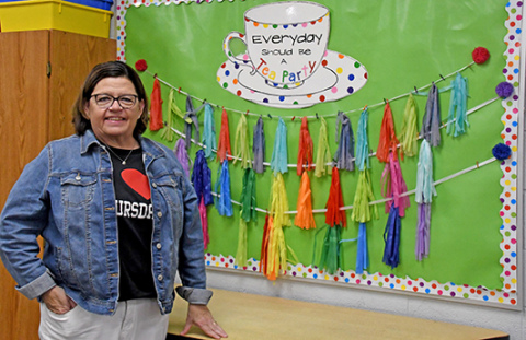 Aurora kindergarten teacher Laurie Anderson will be honored as UNK College of Education Distinguished Educator of the Year for 2026 in October. As the new school year starts she is excited to have her Thursday Tea Parties with her new students. 