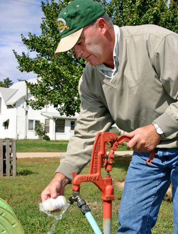 Private well owners will need collect well water samples from hydrants or faucets that are connected to the waterline closest to their well before sending the samples to the Big Upper Blue NRD for testing.
