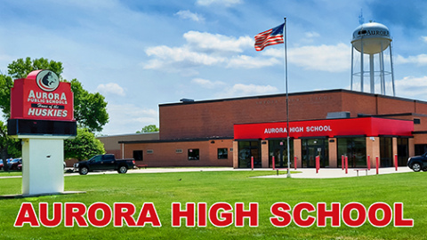 Aurora High School was on lockdown for about an hour Thursday. 