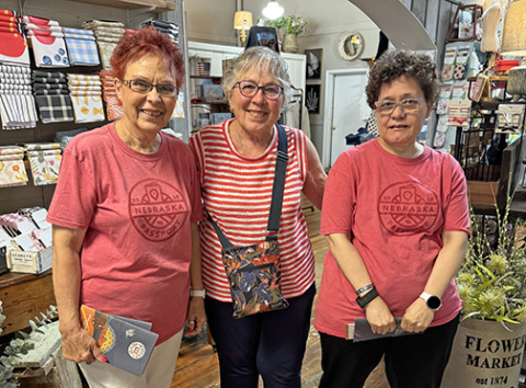 More than 1,000 passporters traveled to Aurora Floral & Homestead Market and Scotty’s Bar in Marquette, which were both featured among the 70 stops in the 2026 Nebraska Passport Program. Pictured are a few passporters who visited Aurora Floral & Homestead Market during the season.