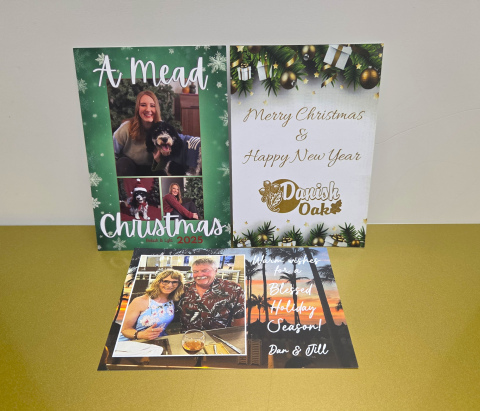 Christmas cards.