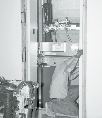 PPRI elevator installed