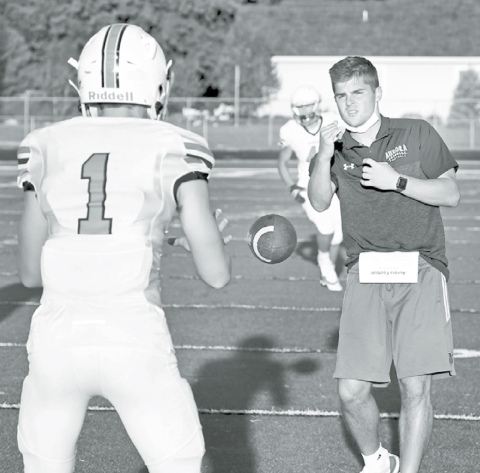 After coaching a few years under Nebraska’s Scott Frost, Aurora grad Cole Ashby returns home as head of the strength and conditioning program with a spot on the Husky football staff. News-Register/Kurt Johnson