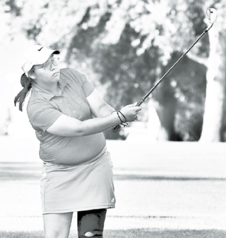 Emily Pedersen carded a 110 at Thursday’s York Invite, finishing just out of the medal count. News-Register/Kurt Johnson