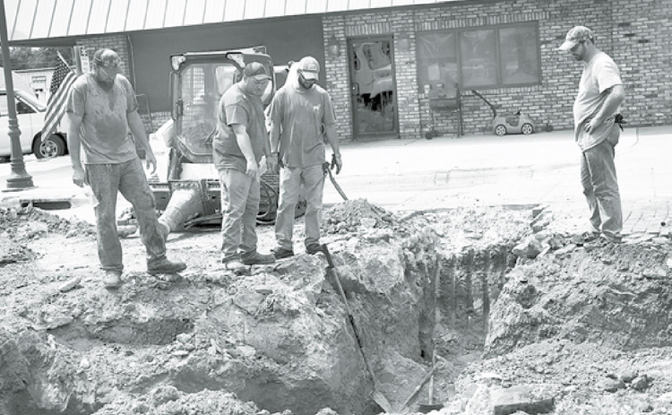 Street under repair