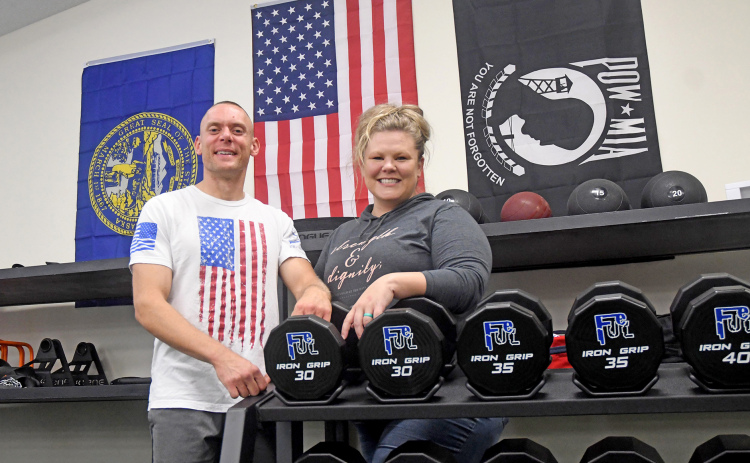 Garrett and Vicki Hill showcase the new facilities at FUeL, which stands for Function Under exertion Lab. The new facility is located at 207 S 16th St., Suite B.