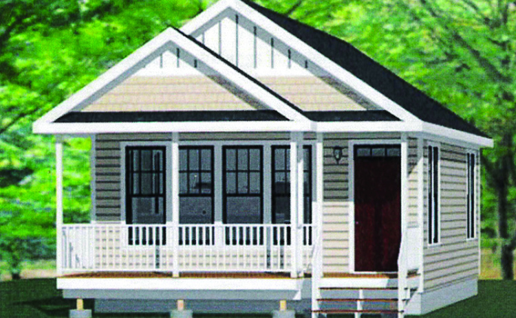 An example of the proposed tiny homes.