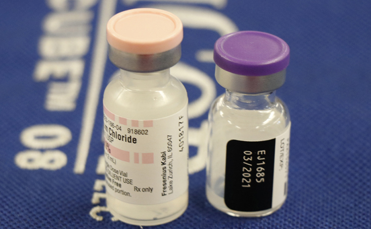 Area teachers were among those given their first dose of the COVID vaccine last week.