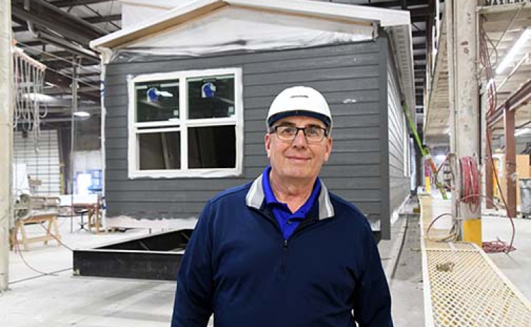 Dan Fitzgerald, plant manager at the BonnaVilla Homes plant in Aurora, reflected on a most challenging fiscal year, concluding that “at the end of the year I would say we had a pretty damn good year, given everything that was thrown at us.”