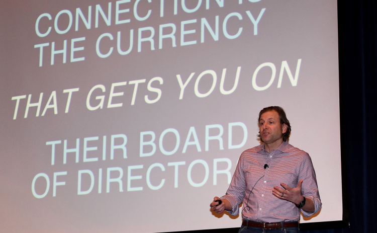 Nationally certified counselor Joshua Wayne shared thoughts on serious topics including student anxiety, depression, parenting and more during a public presentation coordinated by Aurora Public Schools.