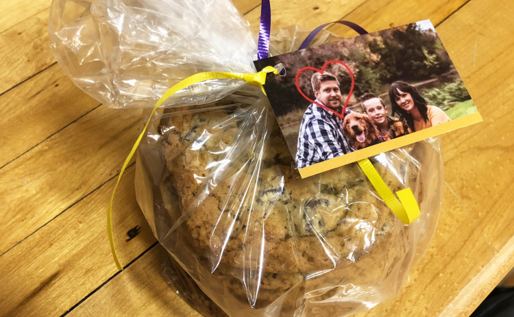 Hampton native Jodi (Rehrs) Jefferson baked special cookies for the Kyle Ediger Scholarship fundraiser, boosting the donation total by more than $5,000.