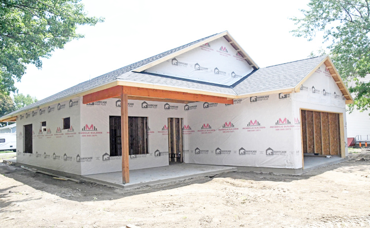 Hampton Housing Solutions is building this three-bedroom home on 4th Street, utilizing a Rural Workforce Housing Grant awarded to Hamilton County in 2021.