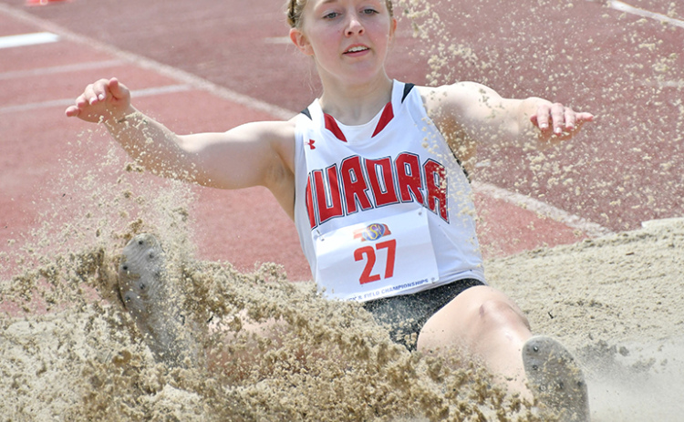 Savanna James finished eighth in the Class B triple jump Thursday at the state meet.