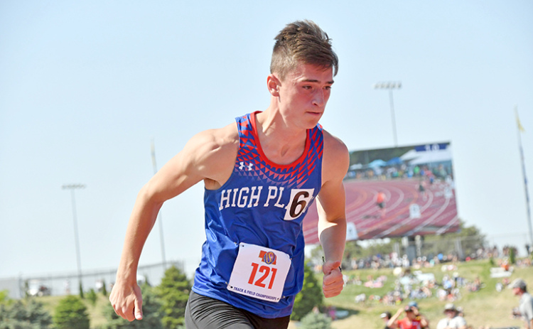 Gavin Morris finished fourth in the 400 dash final Saturday during the Class D state track and field championships, one of his two medals earned.