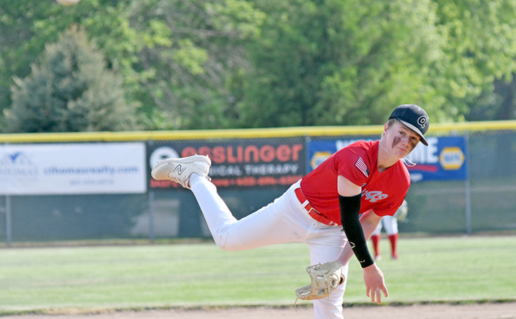 Jack Spiehs threw well against Central City, tossing five complete innings with just one earned run on the card.