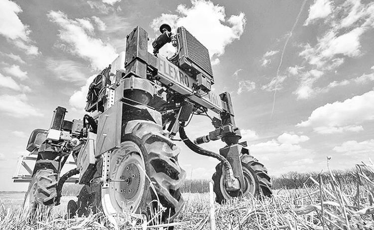 Flex-Ro, which first entered fields in 2019 to measure crop traits, can be controlled remotely and operated autonomously. It has been designed to be modular and reconfigurable, with different modes of steering ability available on the fly.