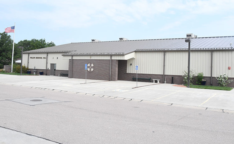 The Phillips Memorial Hall is being proposed to be sold to the Phillips Community Foundation for $14,000, with utilities such as water, sewer and sanitation being paid as rent for the Village of Phillips to use a storage building on the eastern side.