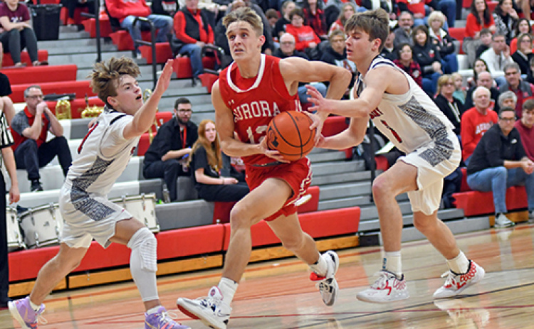 Carsen Staehr was a three-sport athlete for Aurora, competing in football, basketball and track for the Huskies, earning a share of the ANR male athlete of the year honors.