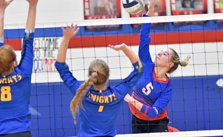 Hailey Lindburg was a two-sport star for High Plains, playing volleyball and basketball to be named the ANR female athlete of the year.