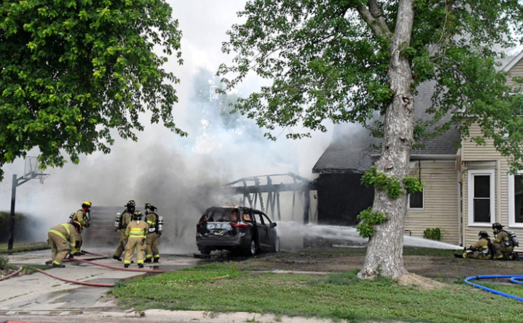 Aurora firefighters were on the scene of a fire at the Ochsner home for more than three hours Friday morning.