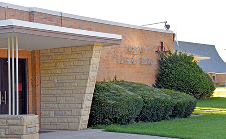 The former Hampton Lutheran School building.