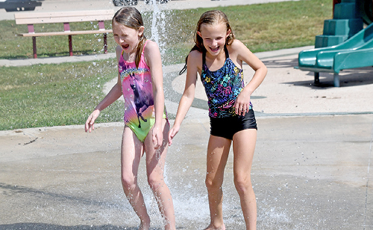 Making a splash.
