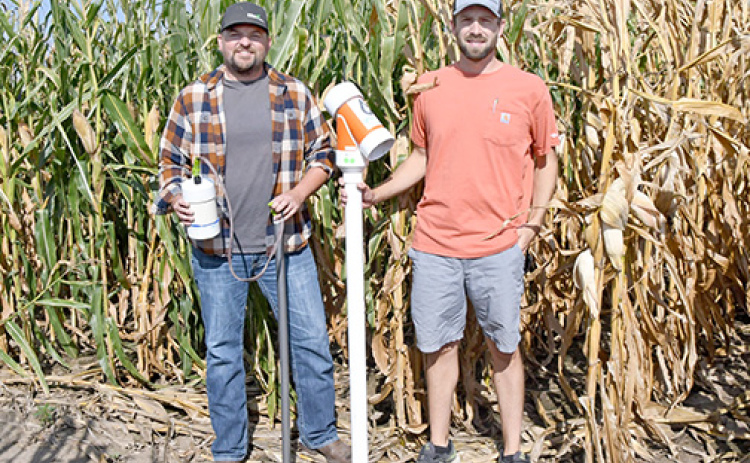 Andrew Willlis, left, and Dillan Olson, who have worked together for years as owners of their own businesses, have launched a new, joint venture called VIGR Crop Performance.